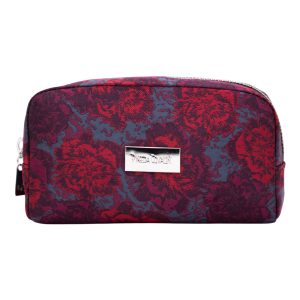 Cosmetiquera Nan Jacquard Cempas&uacute;chil Vino